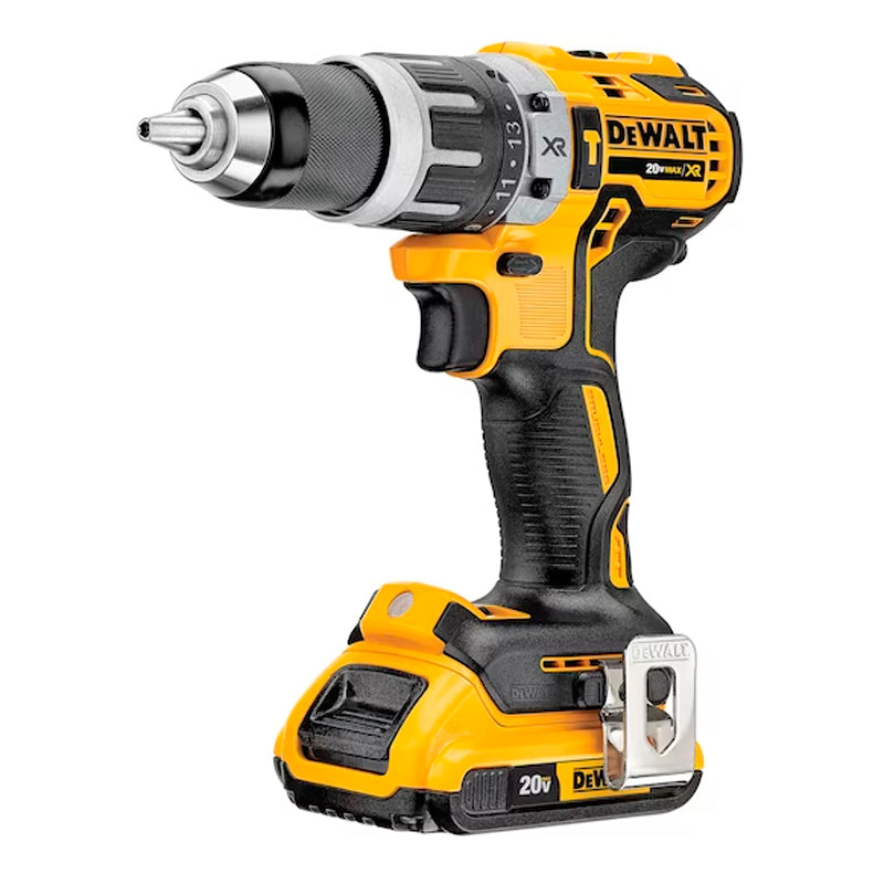Kit De Taladro Atornillador Percutor De 1/2" Sin Carbones De 20V Max Xr Dewalt