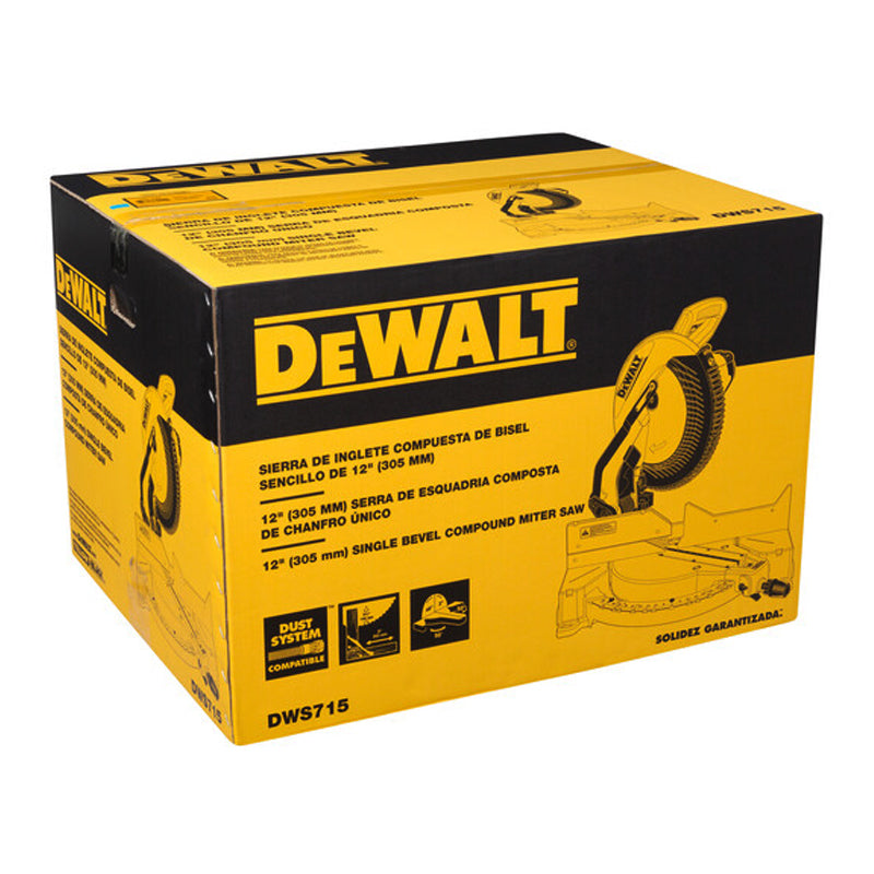 Sierra Ingleteadora De 12" (305Mm) De 1600 W Dewalt Dws715B3