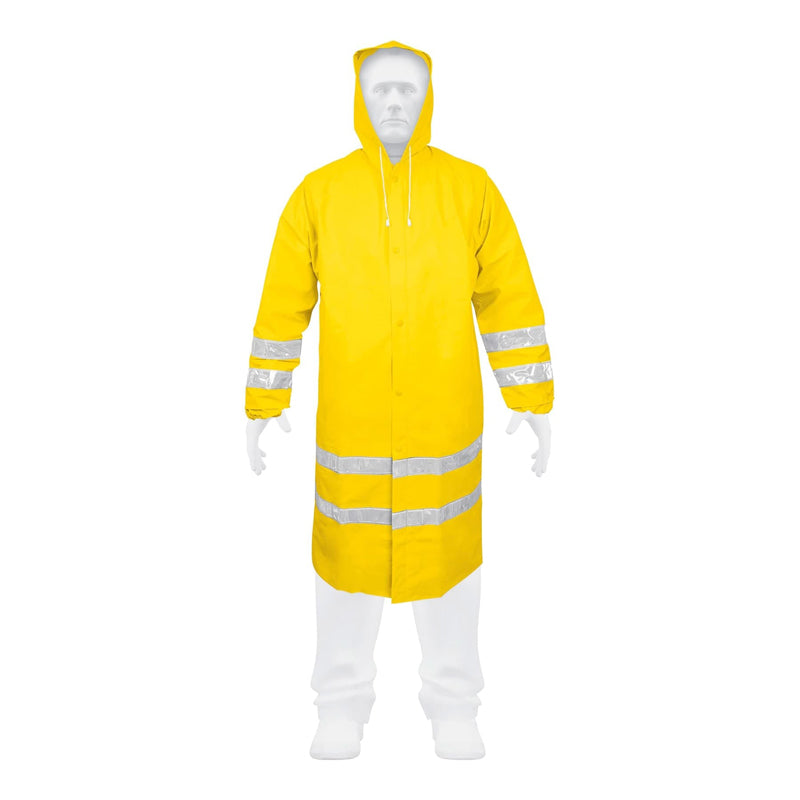 Gabardina Impermeable Grande, Doble Capa Con Reflejante, 17723 Truper Imrefl