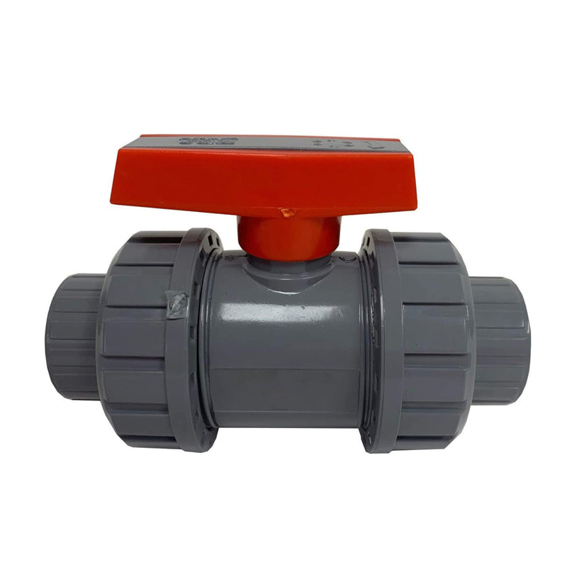 Válvula Bola De Pvc De 1.1/2" Cédula 80 Para Cementar / Roscar Ld