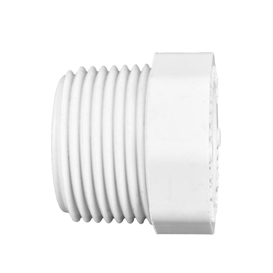 Tapón Macho Roscado De 2" De Pvc Hidráulico Cédula 40