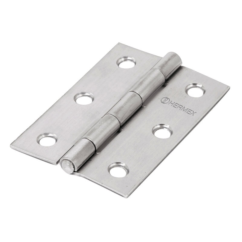 Bisagra Rectangular 3" Acero Inoxidable, Hermex