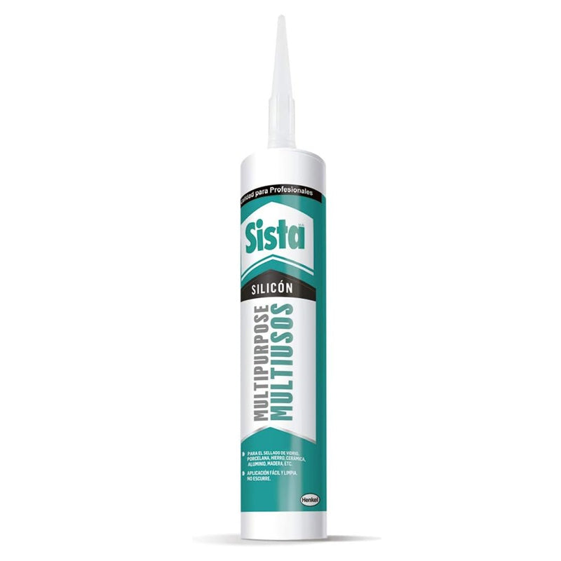 Silicón Blanco Multiusos 280 Ml Sista