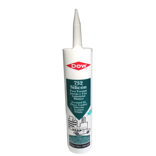 Silicon Dow Corning 732 Color Blanco Cartucho De 300 Ml