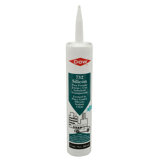 Silicon Dow Corning 732 Color Transparente Cartucho De 300 Ml