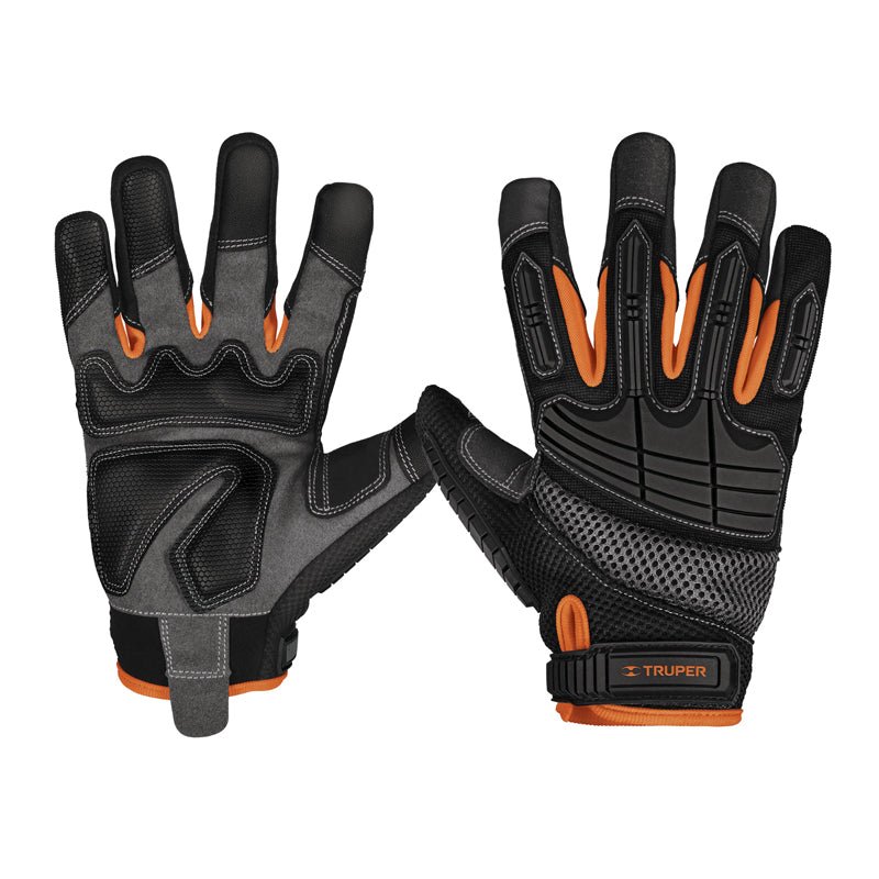 Guantes Para Mecánicos Con Protección Anti Impacto Truper - Tool Ferreterías / Ferretodo - Herramientas y material de construcción.
