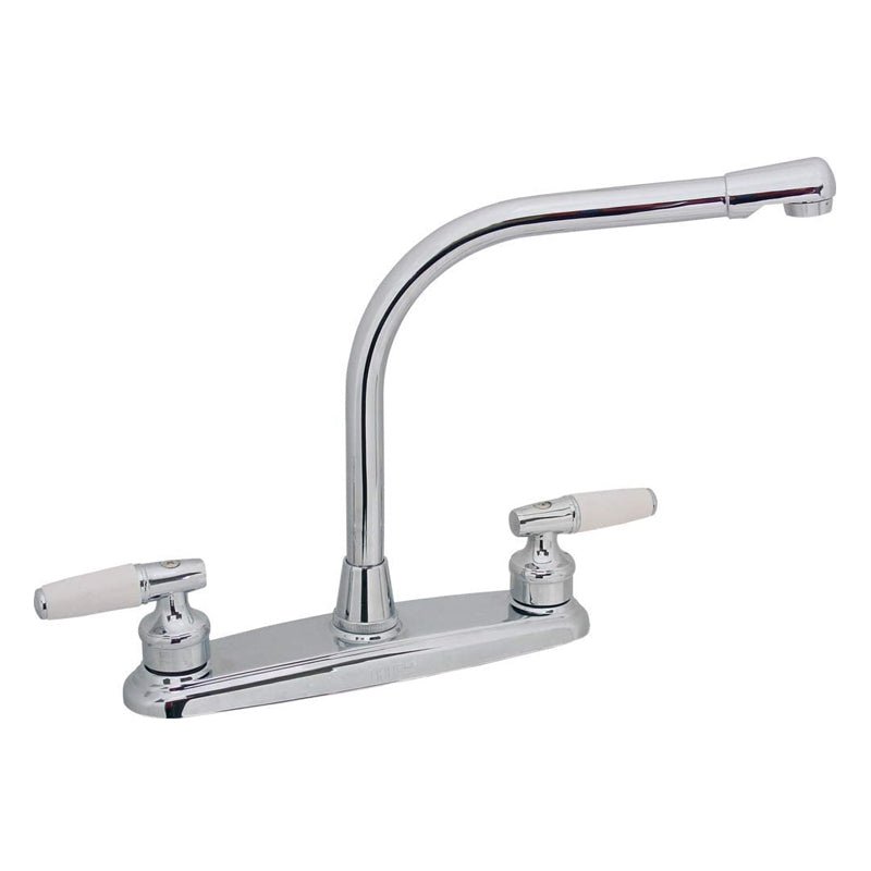 Mezcladora Para Fregadero Al Piso De Cromo, 8Ip Rugo - Tool Ferreterías / Ferretodo - Herramientas y material de construcción.