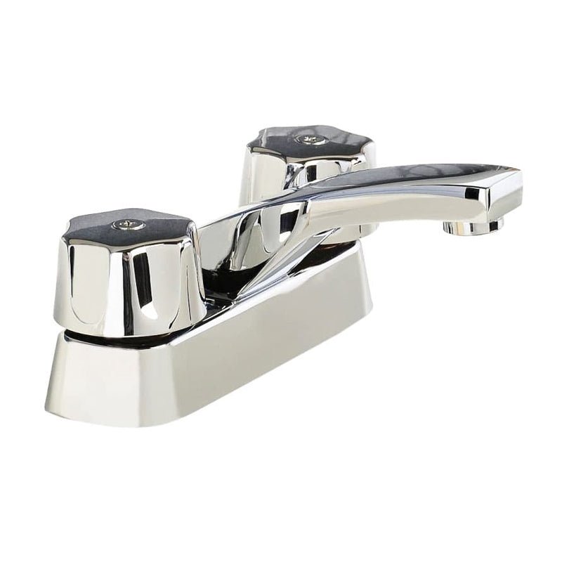 Mezcladora Para Lavabo De 4" Con Maneral Tipo Acuario, 24K Rugo - Tool Ferreterías / Ferretodo - Herramientas y material de construcción.