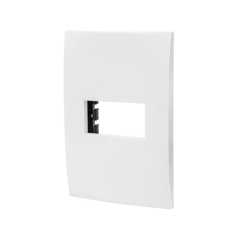 Placa 1 Módulo De Abs Línea Oslo Color Blanco Volteck - Tool Ferreterías / Ferretodo - Herramientas y material de construcción.