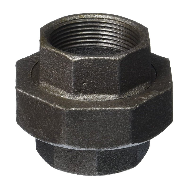 Tuerca Union 1/2" C 80 Roscada Negra - Tool Ferreterías / Ferretodo - Herramientas y material de construcción.