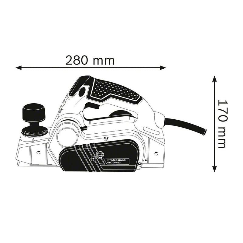06015a43g0 cepillo 710w 3.1/4" 16,500rpm gho26 - 82d - Tool Ferreterías / Ferretodo - Herramientas y material de construcción.