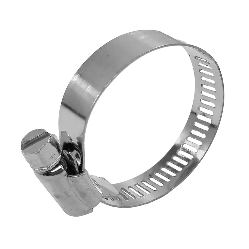 Abrazadera Sin Fin De 3/4" A 1 1/2" De Acero Inoxidable, Ideal