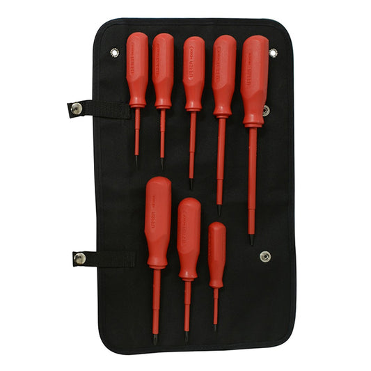 Juego de 8 destornilladores rojos 1000 V, combinados, J9700V Urrea