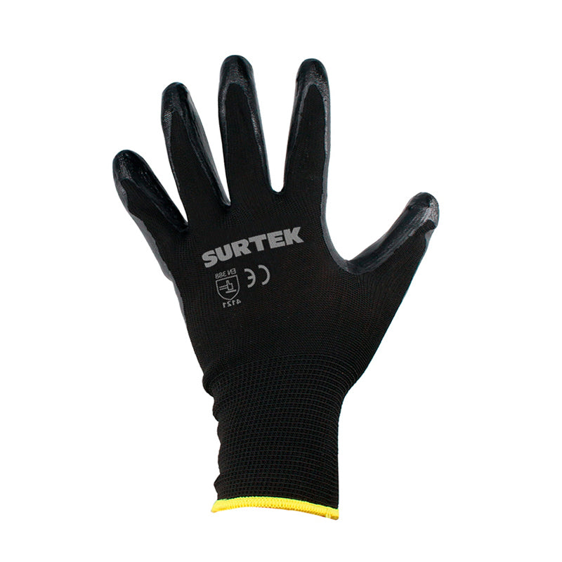 Guante Nylon Nitrilo Chico*137403*Gnnc Surtek
