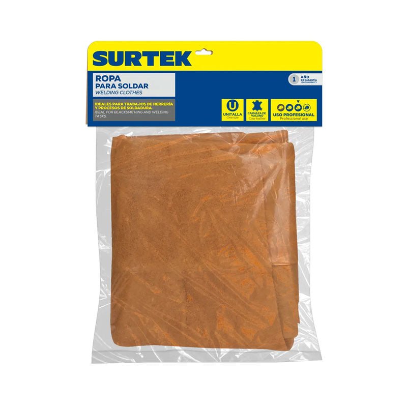 137652 mandil de carnaza surtek - Tool Ferreterías / Ferretodo - Herramientas y material de construcción.