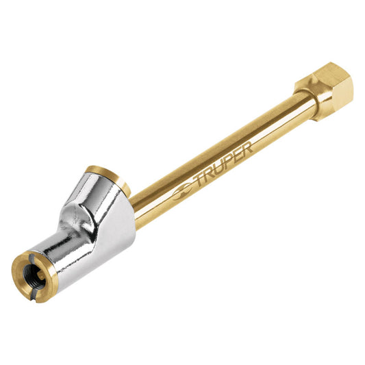 Inflador de cabeza doble con cuerda de 1/4 NPT, Truper
