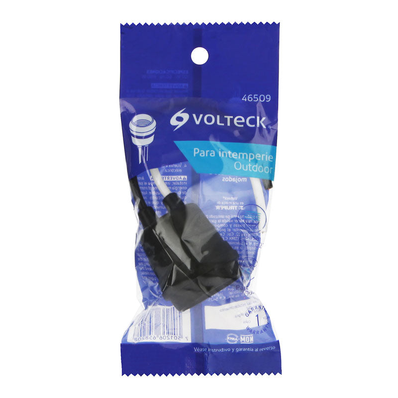 Portalámpara de PVC para intemperie, 46509 Volteck POIN 10