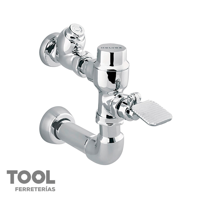 Fluxómetro de pedal para wc de 4.8 litros, Helvex 310-WC-4.8