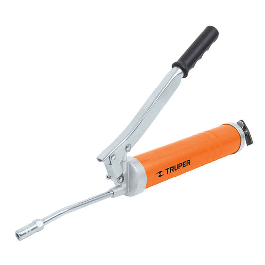 Inyectora de grasa de 14 oz, 8000 PSI, con grip antiderrapante, 14860 Truper GRAS 14