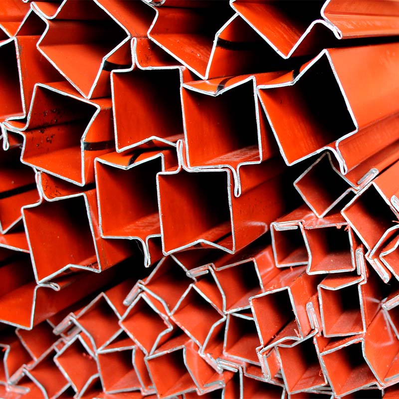 Tubular chambrana 1"x1" 123/205 c 18 pintado ofer.
