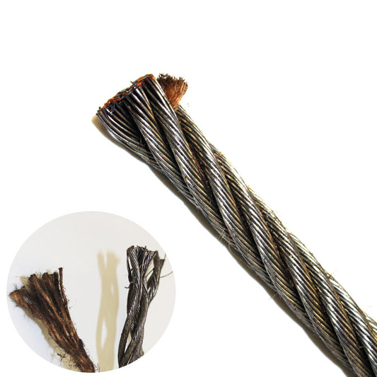 Cable De Acero Alma De Fibra De 1/2" 6 X 19