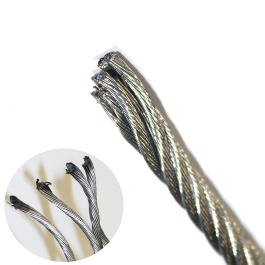 Cable De Acero Galvanizado Alma De Acero De 3/8" 6 X 19