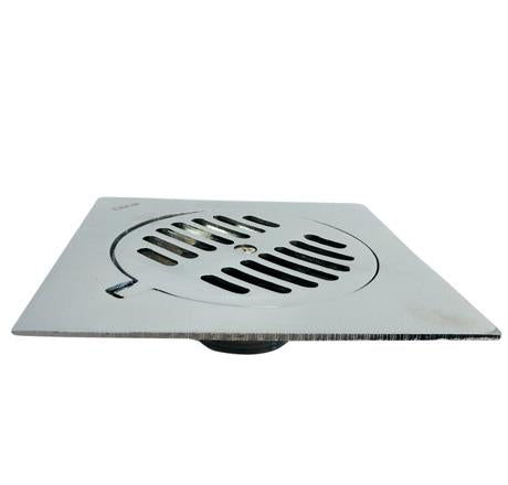 Coladera De Bronce Cromo De 15 X 15 Cm