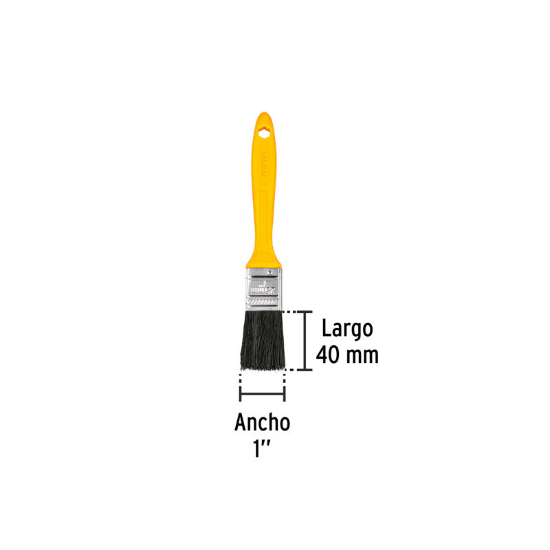 Brocha de uso general de 1” con mango de plástico, PRETUL, BRP-1, 21524