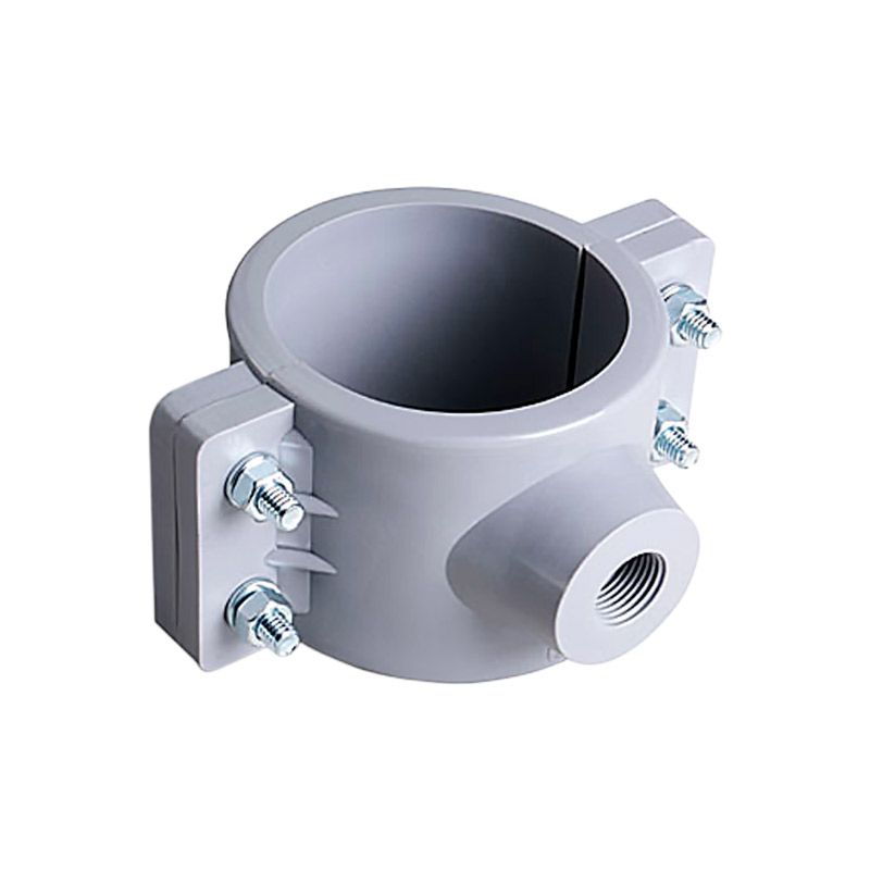 Abrazadera Pvc Con Tornillo De 4"