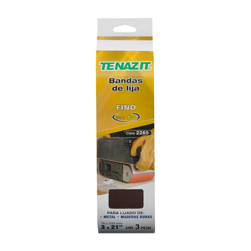 2265 Banda Lija 3" X 21" G120 Austromex Oferta