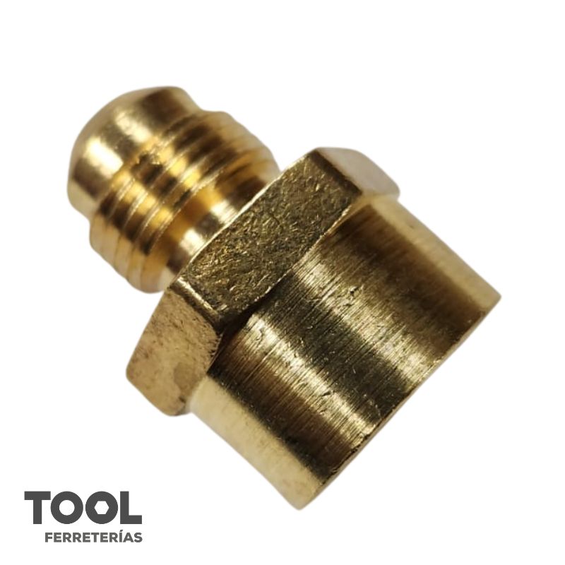Niple Campana Bronce 3/8" Fler X 3/8" Npt, S/M, 46F-06-06