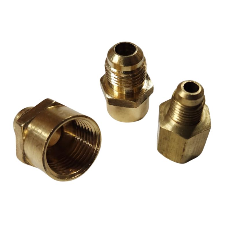 Niple Campana Bronce 3/8" Fler X 1/2" Npt, S/M, 46F-06-08