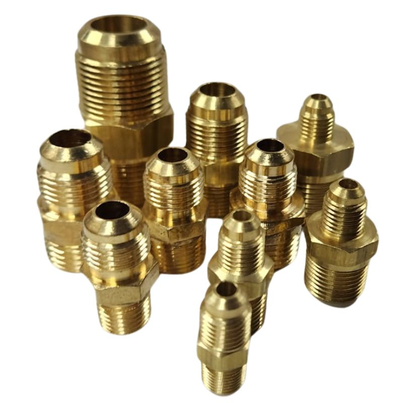 Niple Terminal Bronce 1/2" Fler X 1/2" Npt, S/M, 48F-08-08