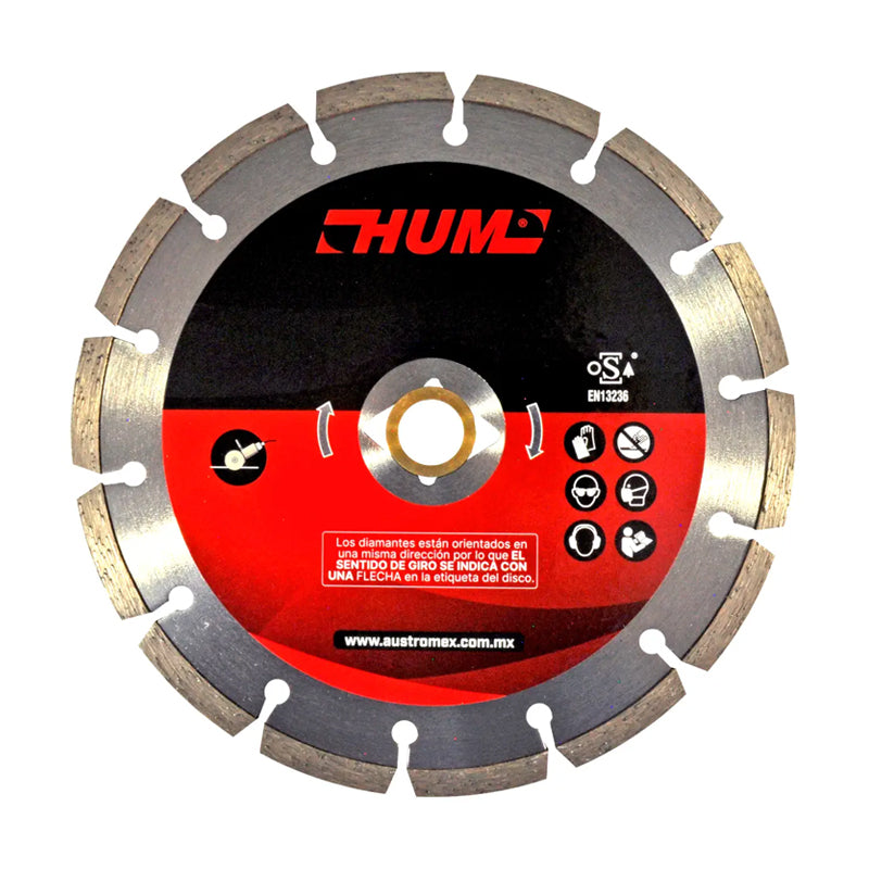 2558 Disco Diam. 180x2.2x22.2 Segmentado Uso Gral