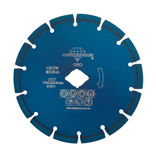 807 Disco Diam.180x2.2x22.2 Segment.Uso Gral Austr