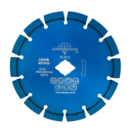 806 Disco Diam. 7"x7/8" Segmentado Uso Gral