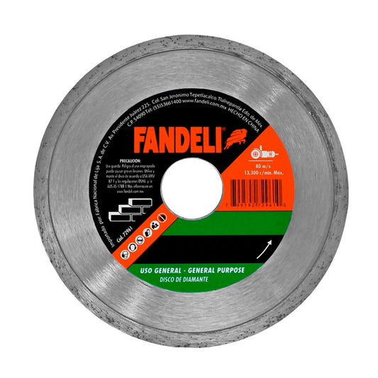 Disco diamante rin continuo Eco 4.1/2", 74817, Fandeli
