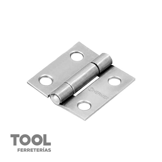 Bisagra rectangular de 1" x 7/8", HERMEX, BR100, 43185