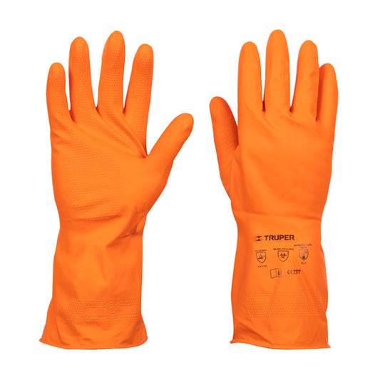 Guantes De Látex Para Limpieza, Medianos, Truper