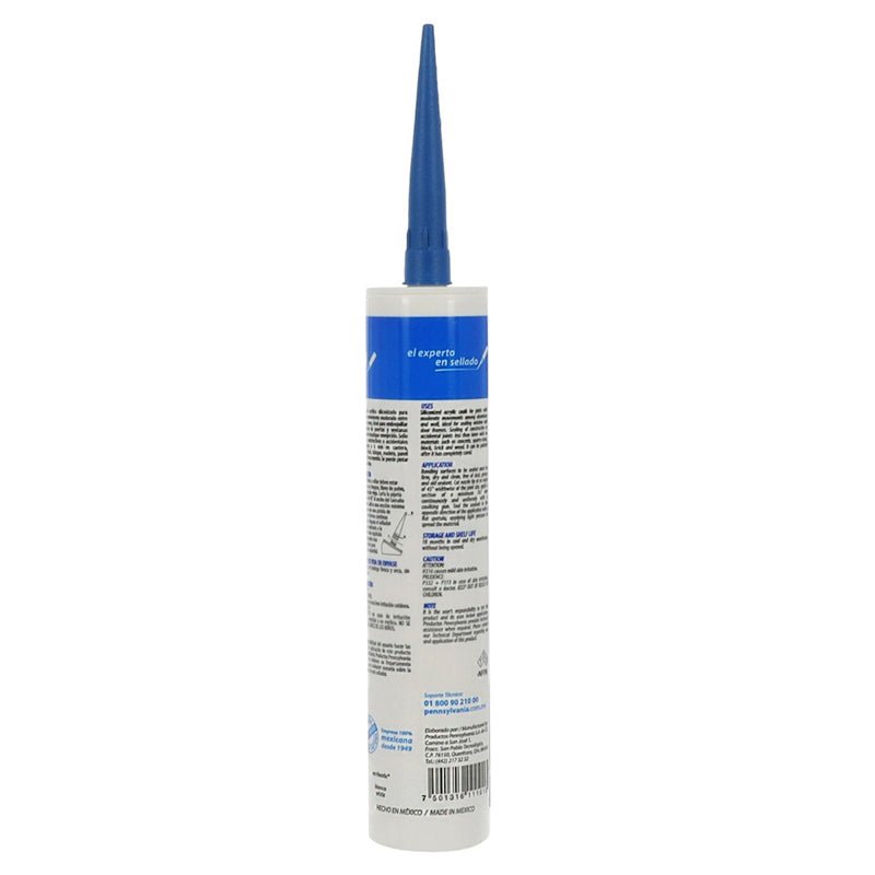 Acrilastic Sellador Acrílico Color Negro De 300 Ml Pennsylvania - Tool Ferreterías / Ferretodo - Herramientas y material de construcción.
