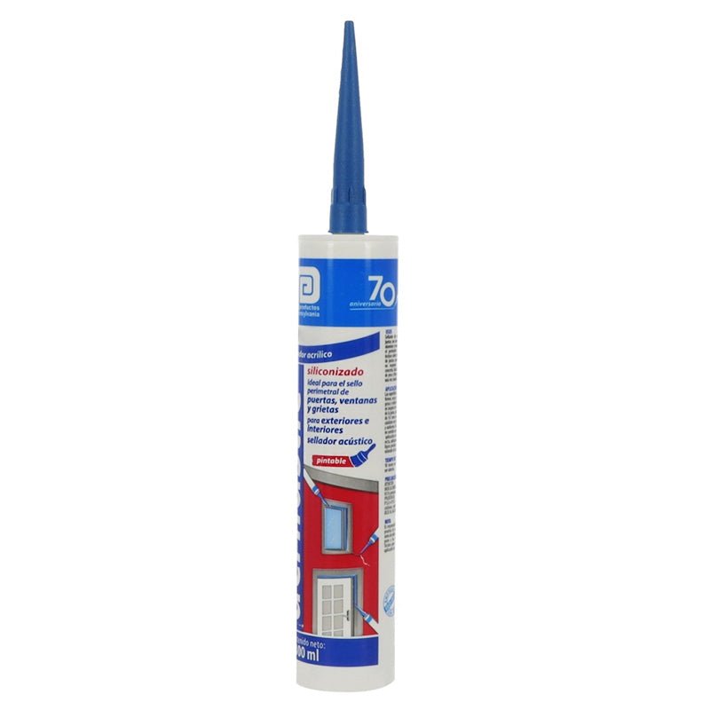 Acrilastic Sellador Acrílico Color Negro De 300 Ml Pennsylvania - Tool Ferreterías / Ferretodo - Herramientas y material de construcción.