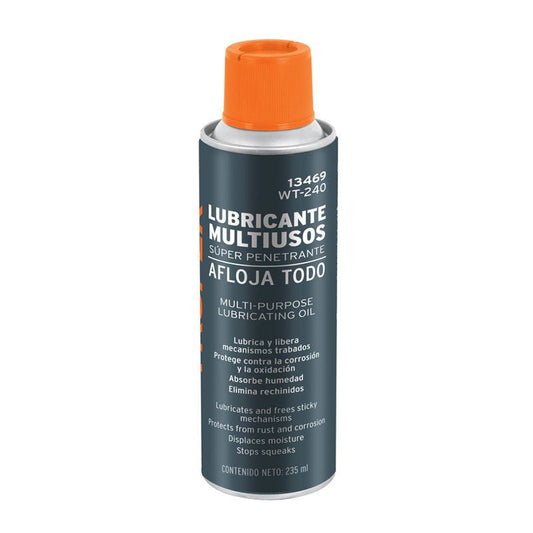 Aflojatodo en aerosol de 235 ml, Wt 240 Truper 13469 - Tool Ferreterías / Ferretodo - Herramientas y material de construcción.