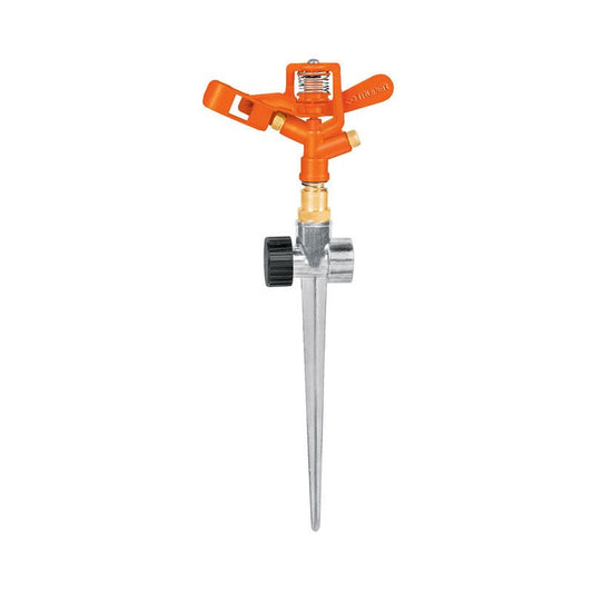 Aspersor Metálico Dos Vías, Estaca Metálica De 11", Truper - Tool Ferreterías / Ferretodo - Herramientas y material de construcción.