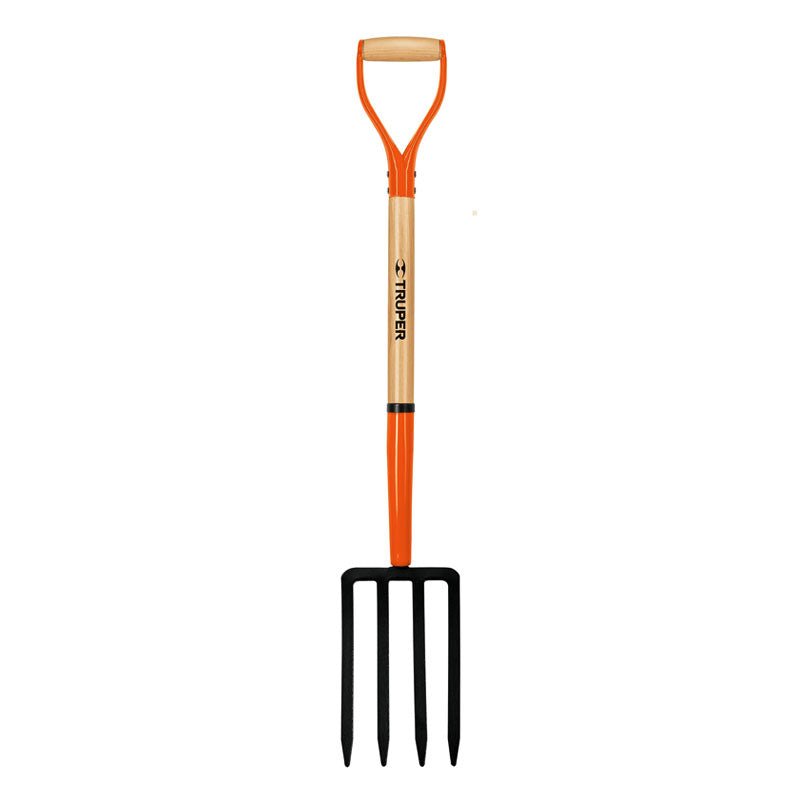 Bieldo De 4 Dientes Para Jardín, Puño Metálico - Tool Ferreterías / Ferretodo - Herramientas y material de construcción.