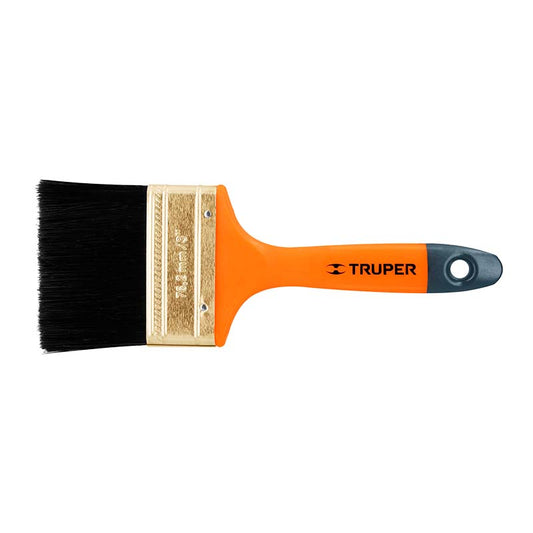 Brocha Profesional De 3" Con Mango De Plástico, Truper 14485 - Tool Ferreterías / Ferretodo - Herramientas y material de construcción.