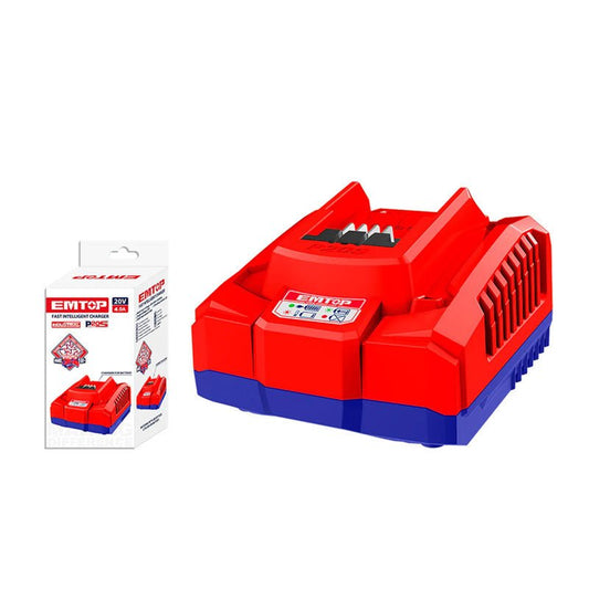 Cargador rapido intelig. 4.0a 20v ULFCR20411 Emtop - Tool Ferreterías / Ferretodo - Herramientas y material de construcción.