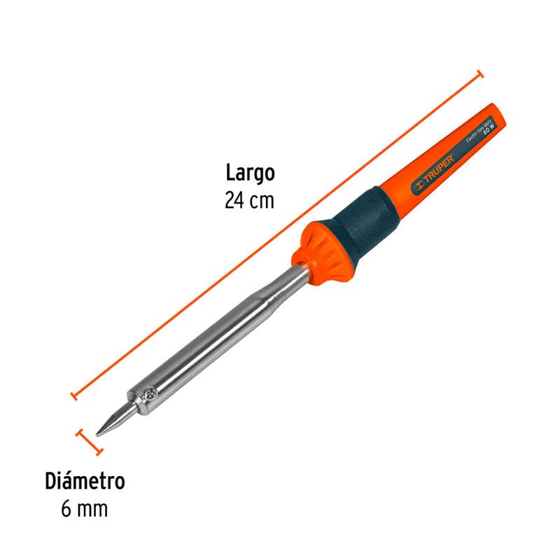 Cautín 60 W Tipo Lápiz Para Trabajo Pesado, Truper - Tool Ferreterías / Ferretodo - Herramientas y material de construcción.