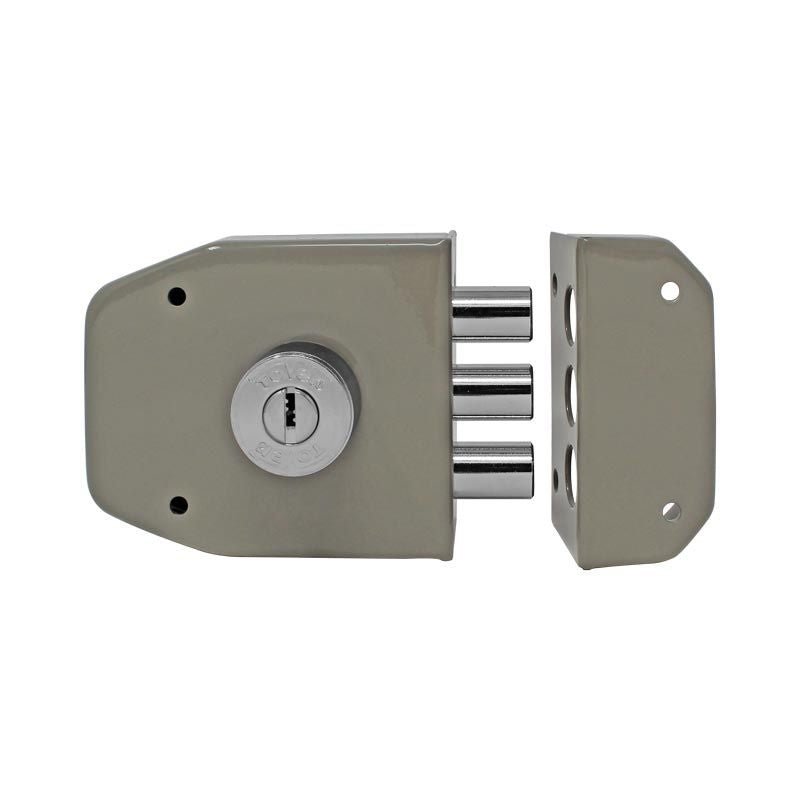 Cerradura De Alta Seguridad Esmaltado Gris S2 Ep Tover - Tool Ferreterías / Ferretodo - Herramientas y material de construcción.