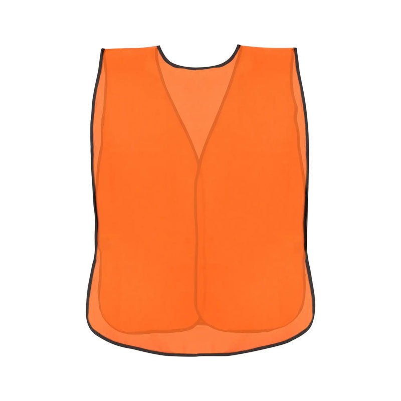 Chaleco de seguridad con cintas reflejantes, naranja unitalla, 137377 Surtek - Tool Ferreterías / Ferretodo - Herramientas y material de construcción.