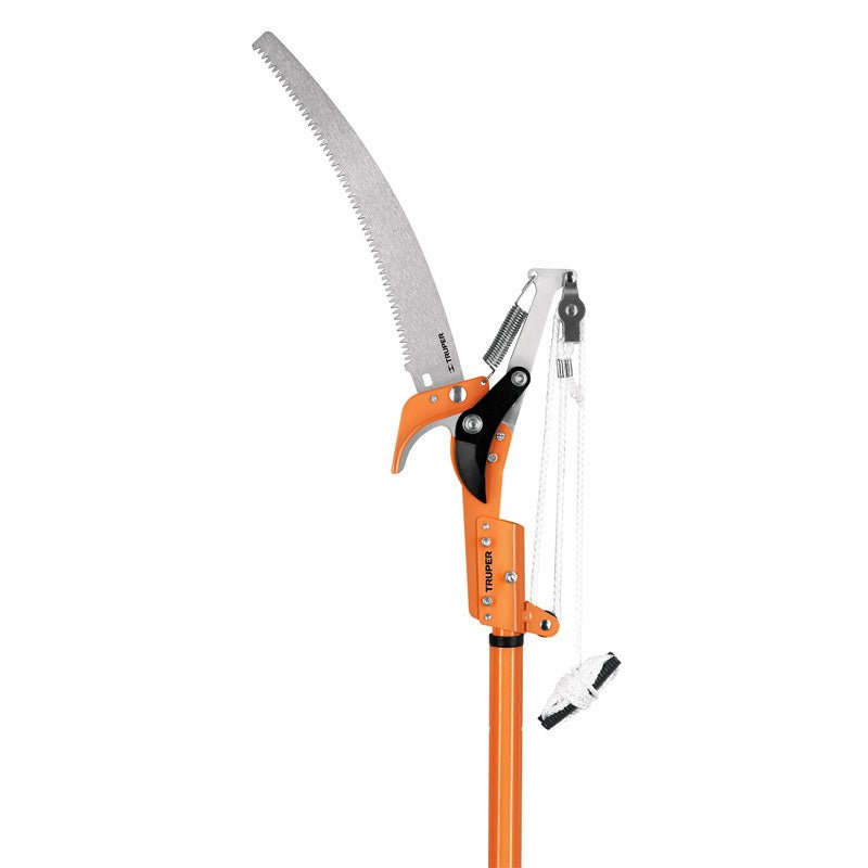 Cortador de ramas altas mango telescópico de 2.4 m aluminio, 18409 Truper TR 82M A - Tool Ferreterías / Ferretodo - Herramientas y material de construcción.